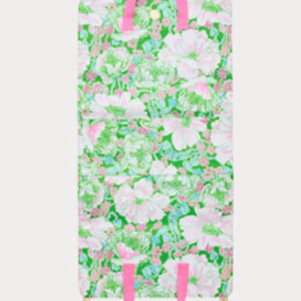 Lilly Pulitzer Floral Travel Bag - Pink and Green
